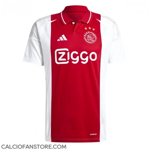 Maglia Calcio Ajax Prima Divisa 2024-25 Manica Corta